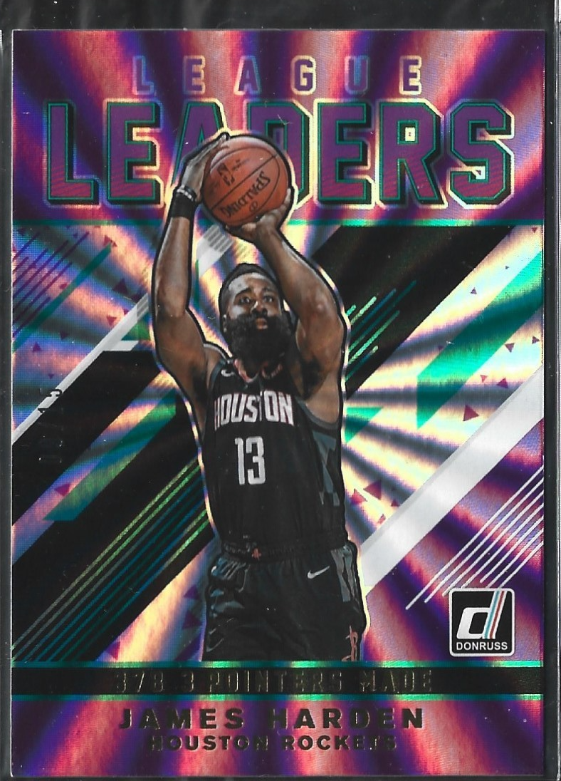 James Harden League Leaders Purple Laser /15