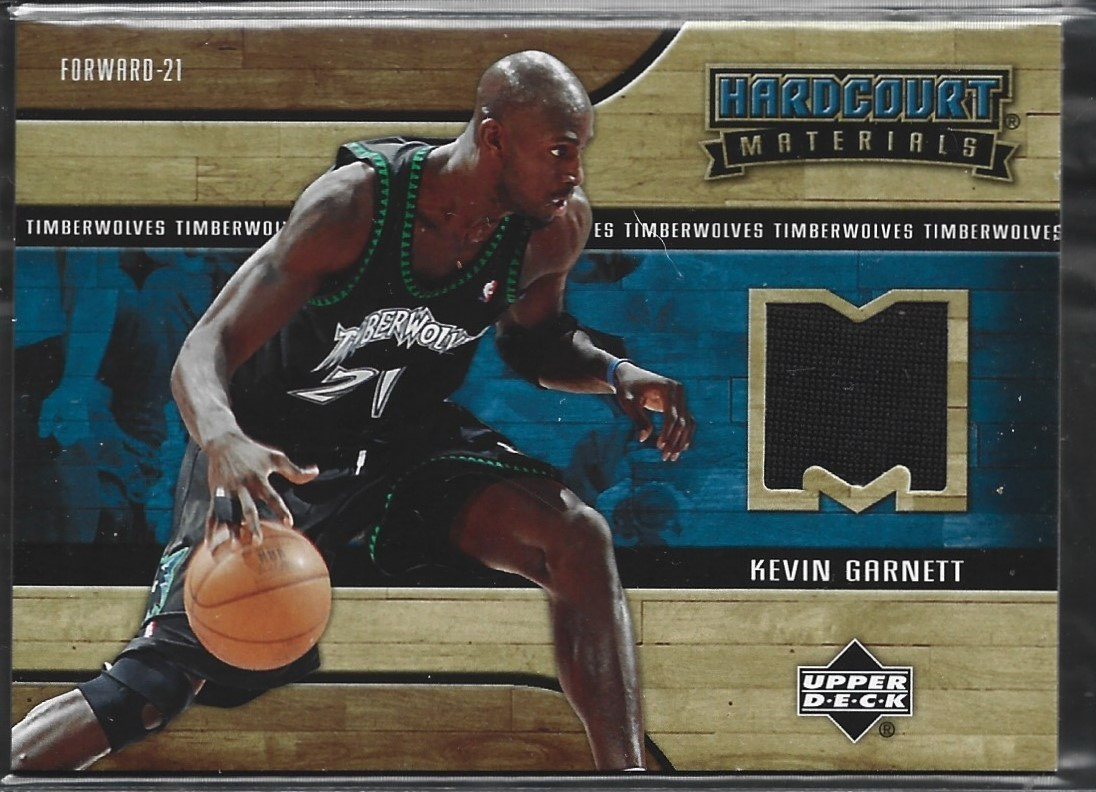 Kevin Garnett Hardcourt Materials Game Used