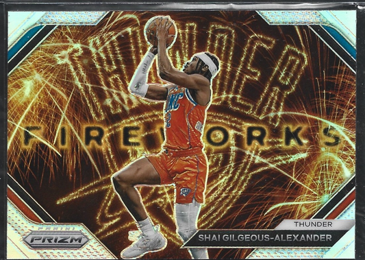 Shai Gilgeous-Alexander Fireworks Silver