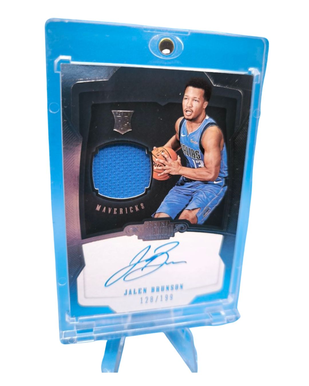 Jalen Brunson Dominion Rookie Auto with Game Used /199