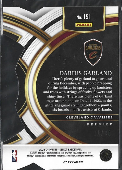 Darius Garland Premier Diecut Copper /49