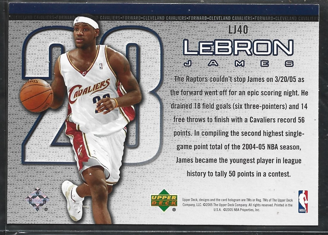 Lebron James Rookie of the Year #40