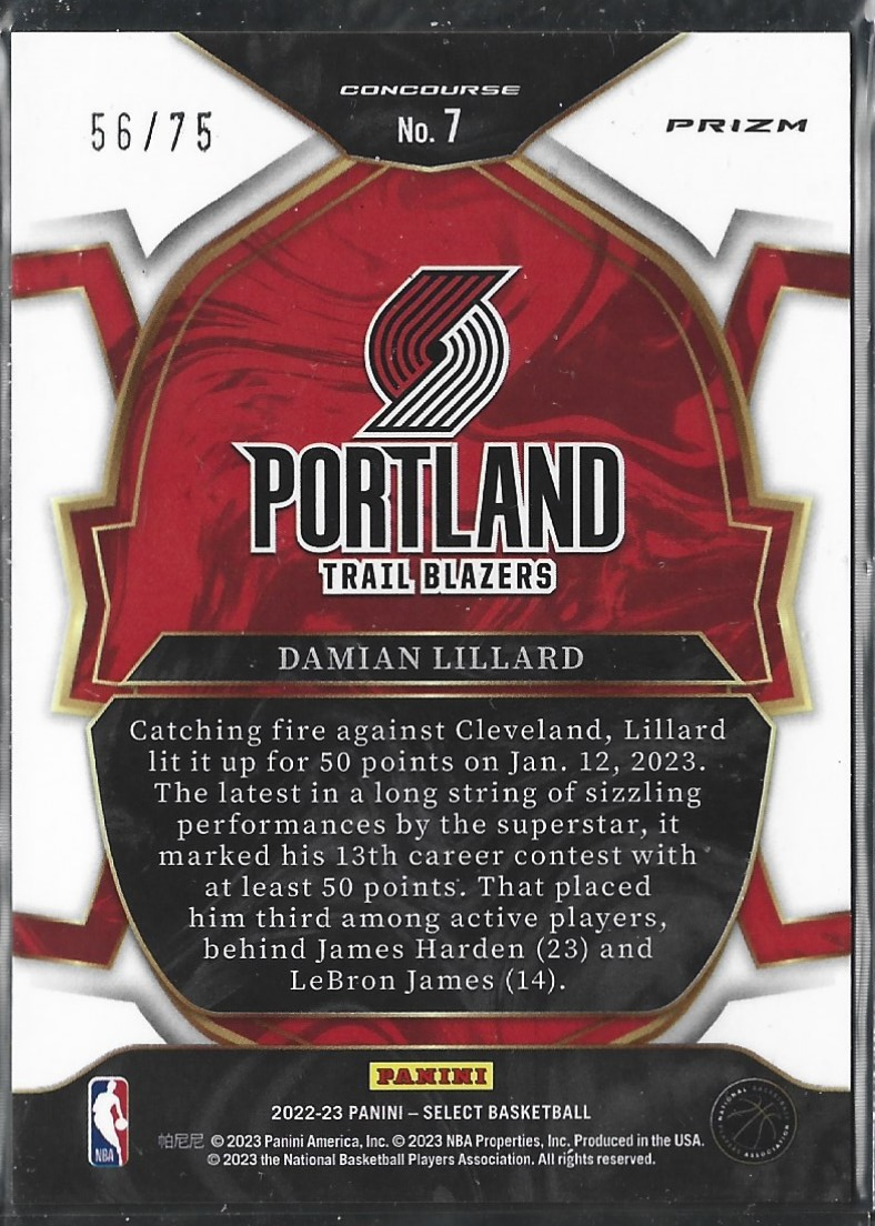 Damian Lillard Concourse White Fastbreak Disco /75