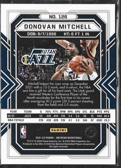 Donovan Mitchell Obsidian Purple /99