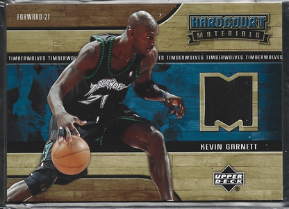 Kevin Garnett Hardcourt Materials Game Used