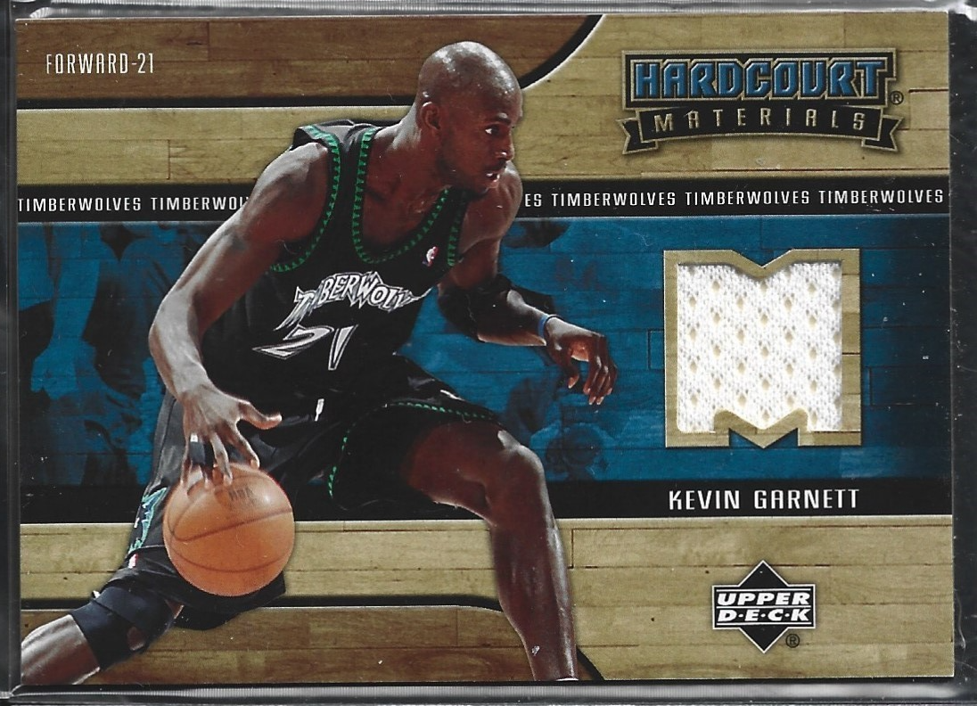 Kevin Garnett Hardcourt Materials Game Used