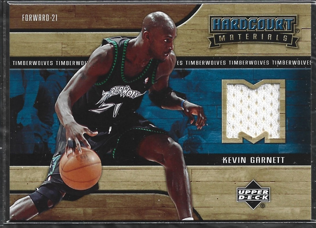 Kevin Garnett Hardcourt Materials Game Used