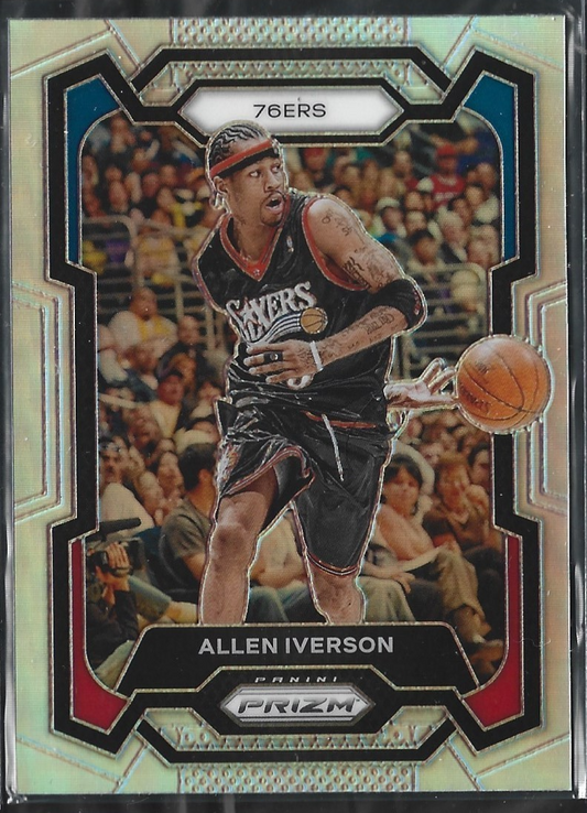 Allen Iverson Prizm Silver