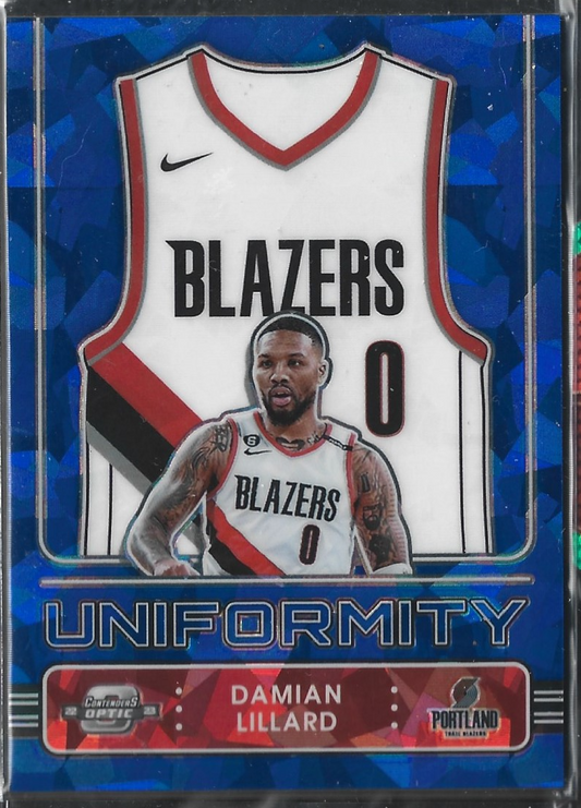 Damian Lillard Uniformity Blue Cracked Ice /75