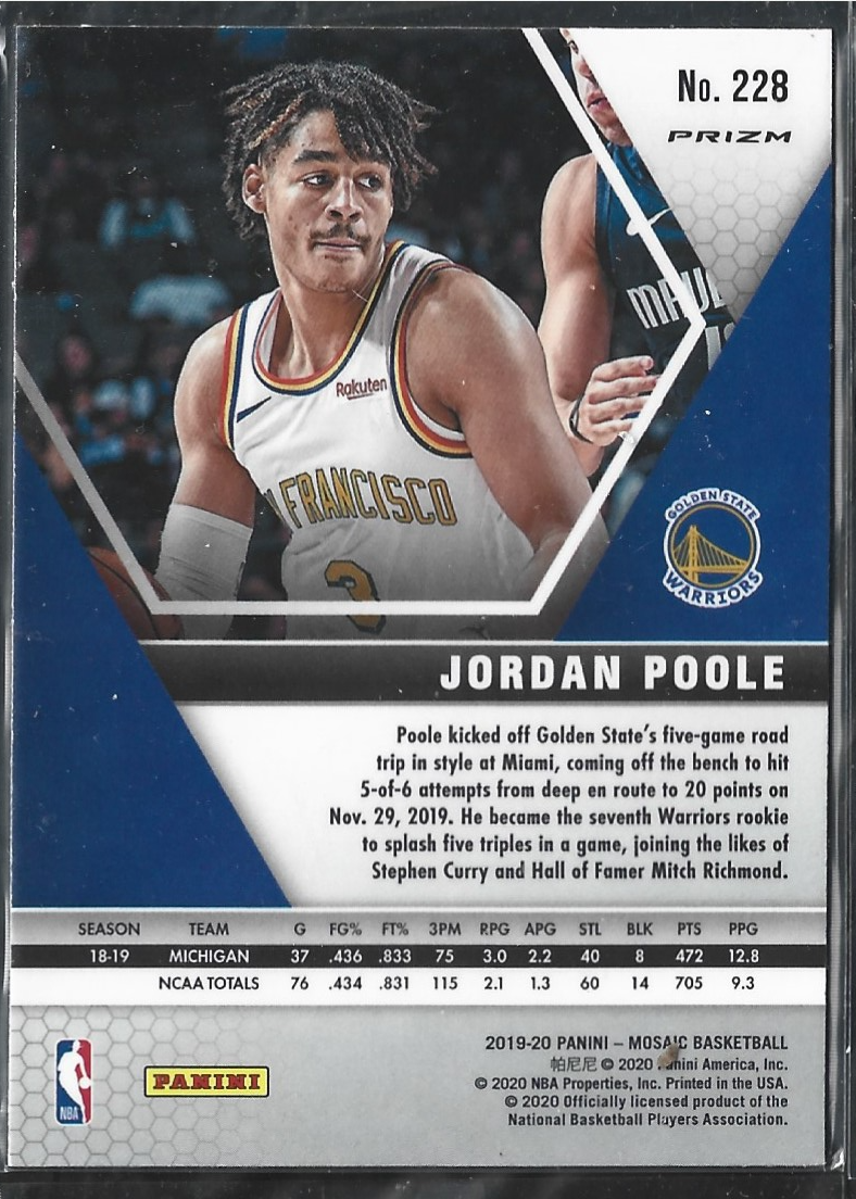 Jordan Poole Mosaic Orange