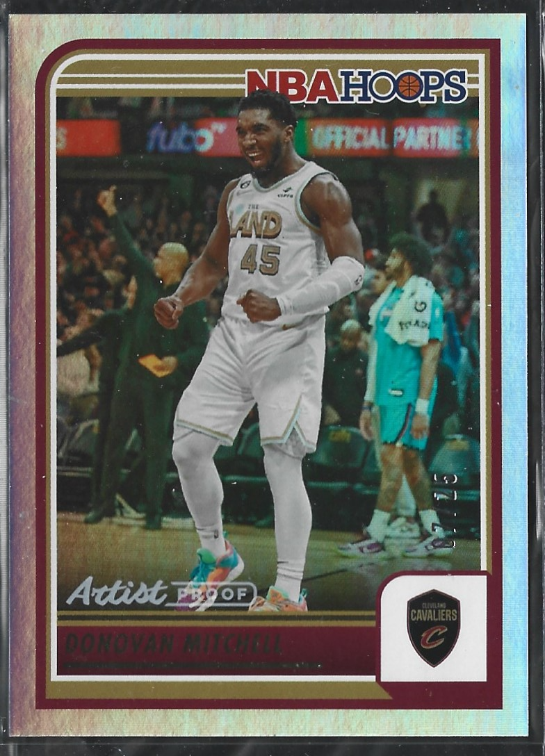 Donovan Mitchell Hoops Artist Proof /25