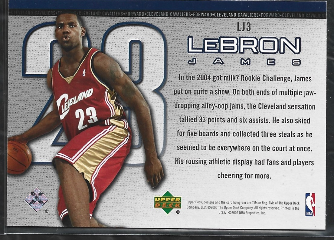 Lebron James Rookie of the Year #3