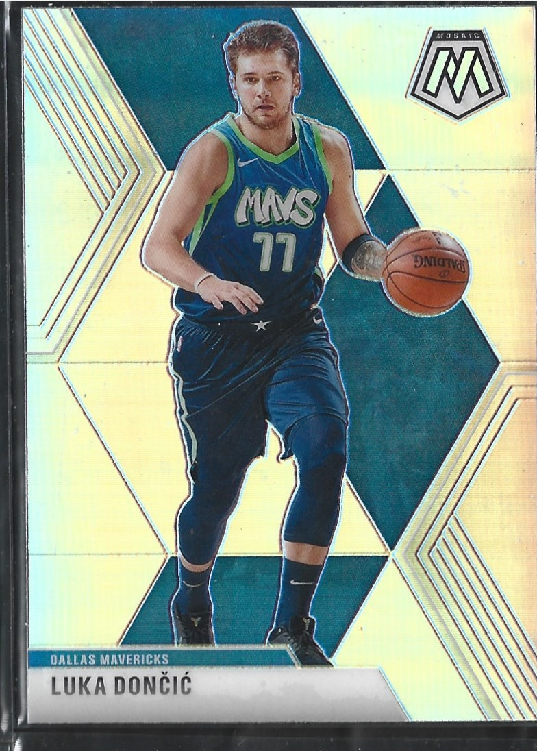 Luka Doncic Mosaic Silver