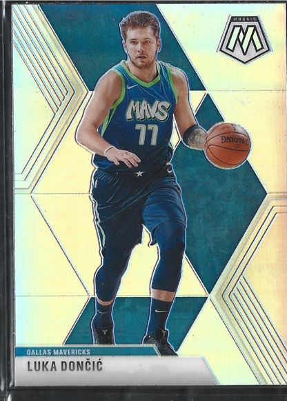 Luka Doncic Mosaic Silver
