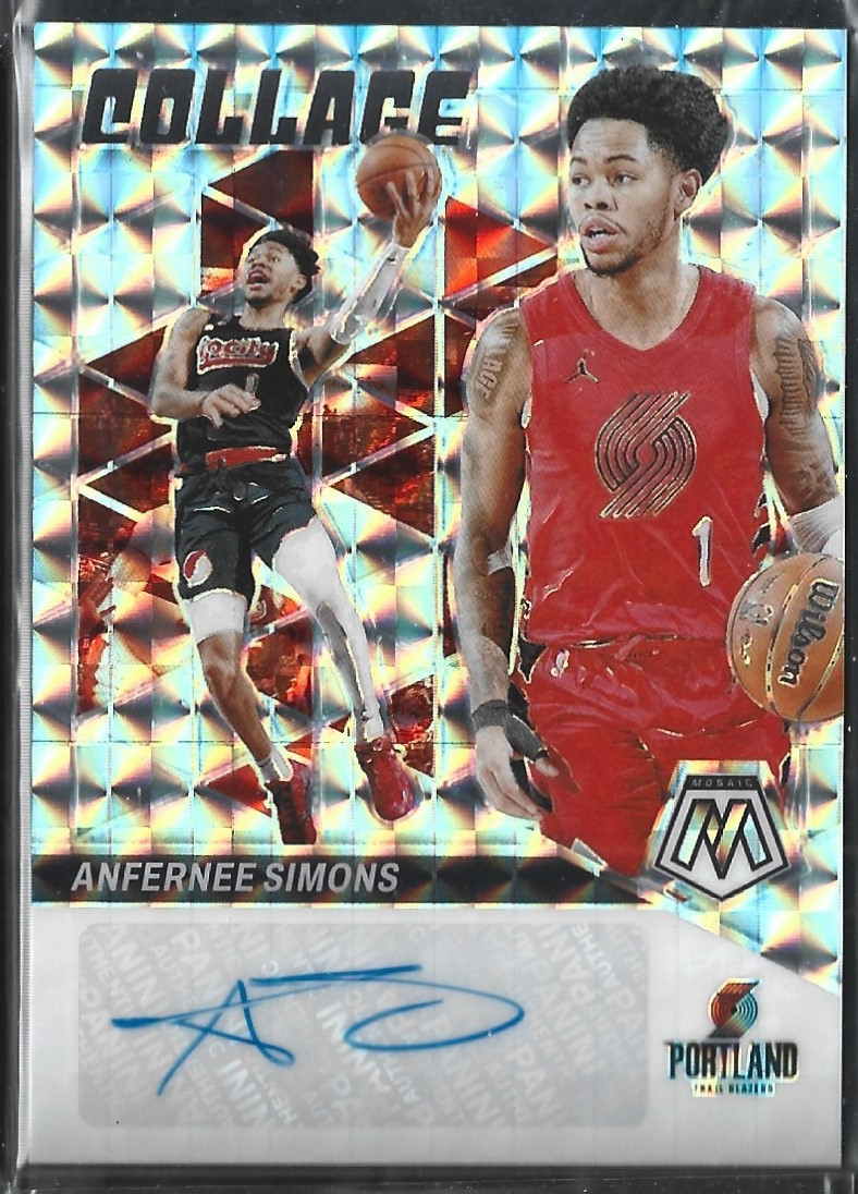 Anfernee Simons Mosaic Collage Auto