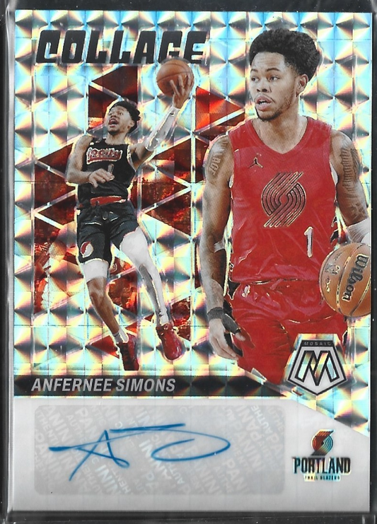 Anfernee Simons Mosaic Collage Auto