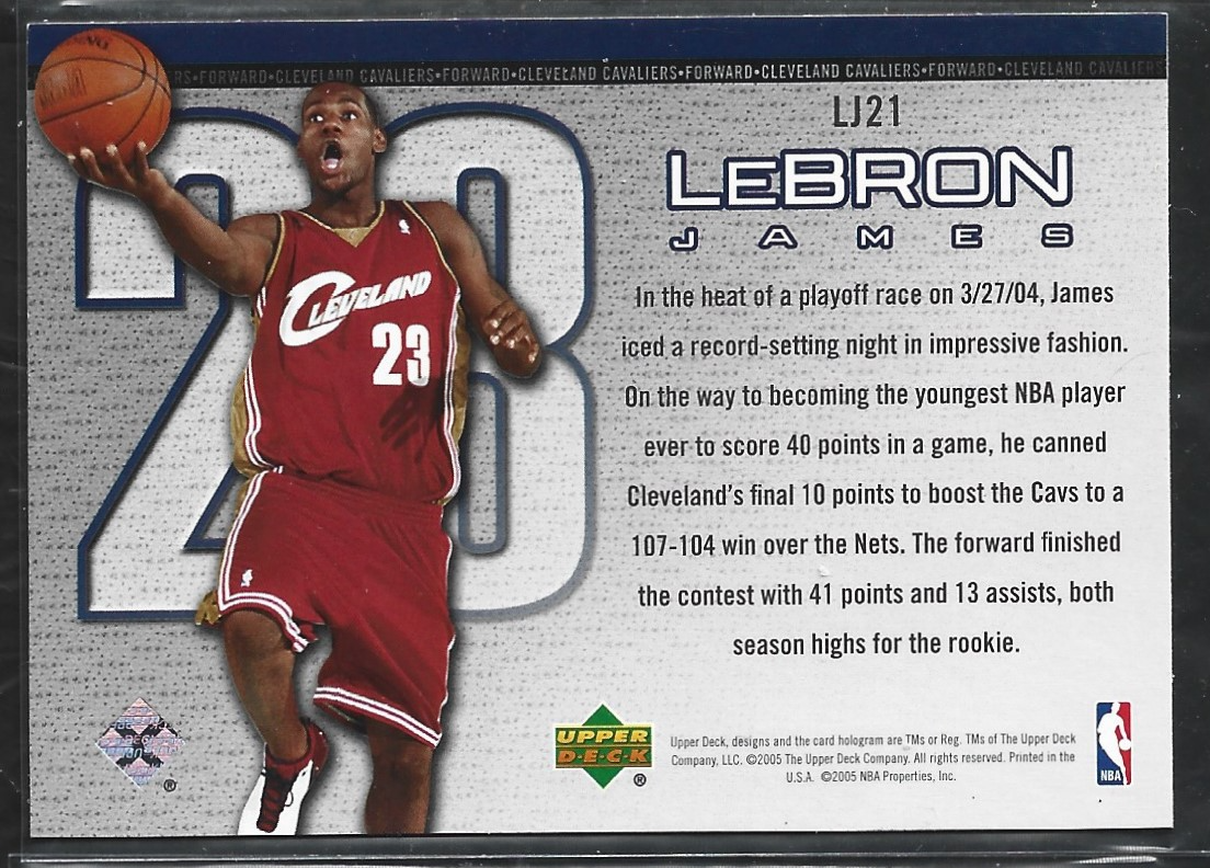 Lebron James Rookie of the Year #21