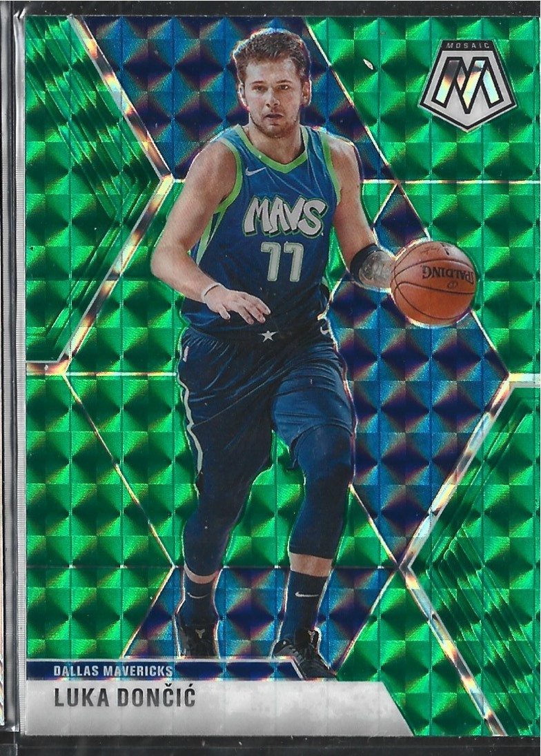 Luka Doncic Mosaic Green