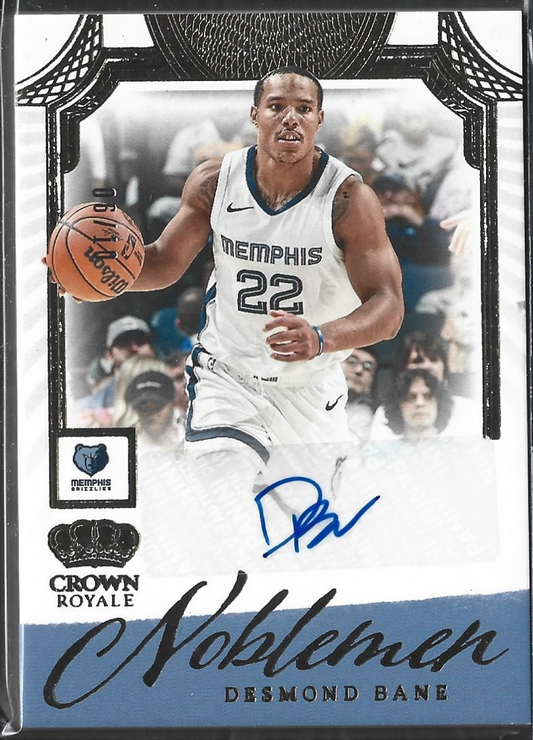 Desmond Bane Noblemen Gold Auto /10