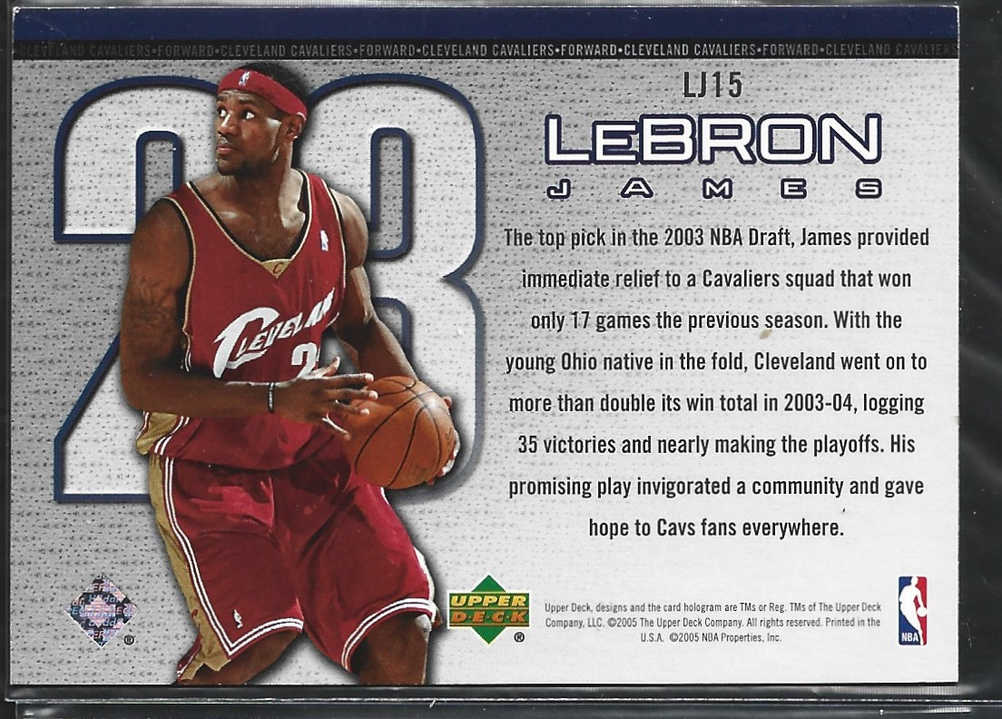 Lebron James Rookie of the Year #15