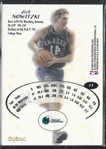 Dirk Nowitzki EX Skybox