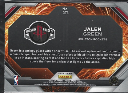 Jalen Green Fireworks Silver