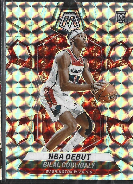 Bilal Coulibaly NBA Debut Silver Mosaic