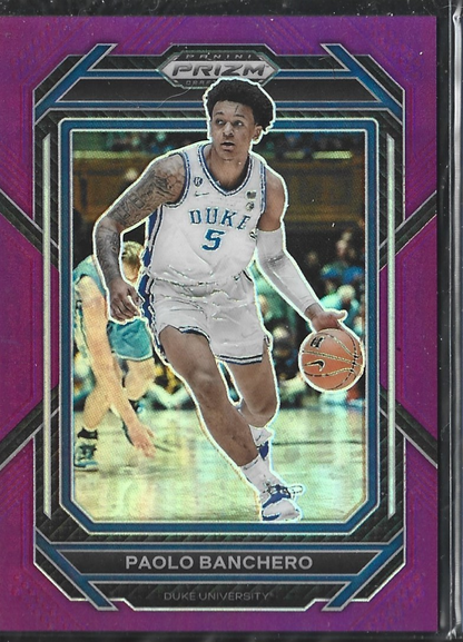 Paolo Banchero Prizm Draft Class Purple /75