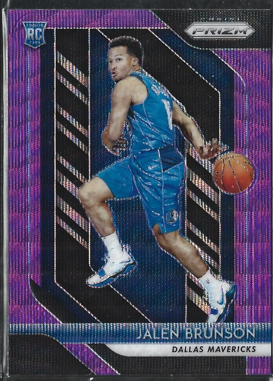 Jalen Brunson Prizm Purple Wave