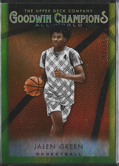 Jalen Green Goodwin Champions Green /199