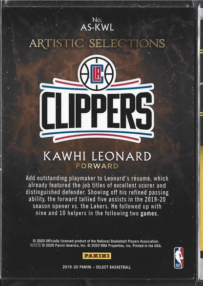 Kawhi Leonard Artistic Selections Case Hit