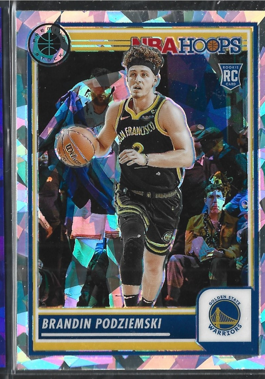Brandin Podziemski Hoops Premium Cracked Ice