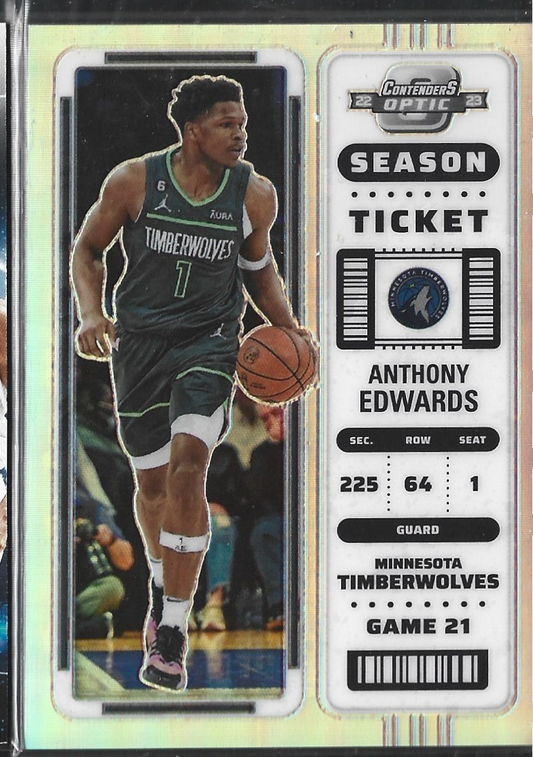 Anthony Edwards Season Ticket Silver