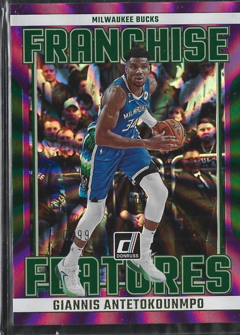 Giannis Antetokounmpo Franchise Features Purple Laser /99