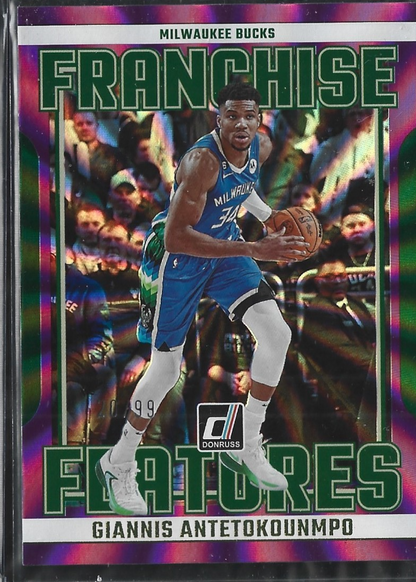 Giannis Antetokounmpo Franchise Features Purple Laser /99