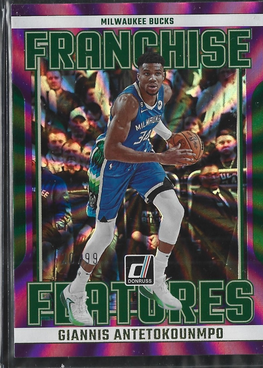 Giannis Antetokounmpo Franchise Features Purple Laser /99