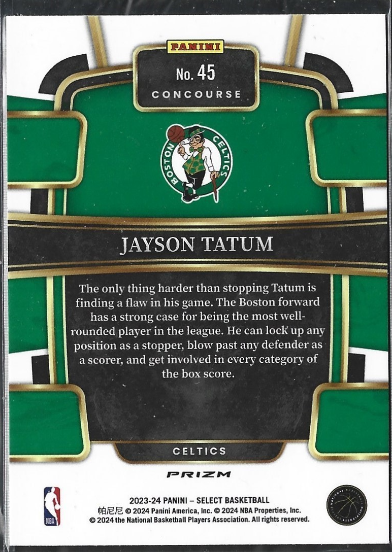 Jayson Tatum Concourse Silver