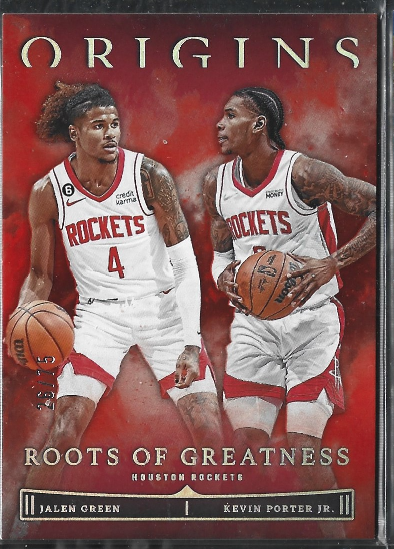 Jalen Green & Kevin Porter Jr. Roots of Greatness /75