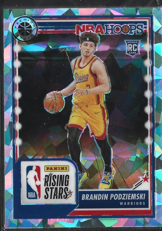 Brandin Podziemski Hoops Premium Rising Stars Cracked Ice