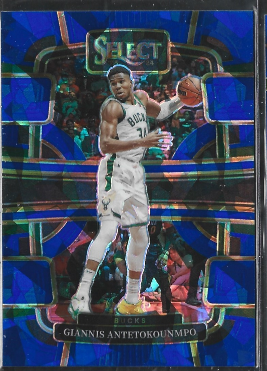 Giannis Antetokounmpo Concourse Blue Cracked Ice