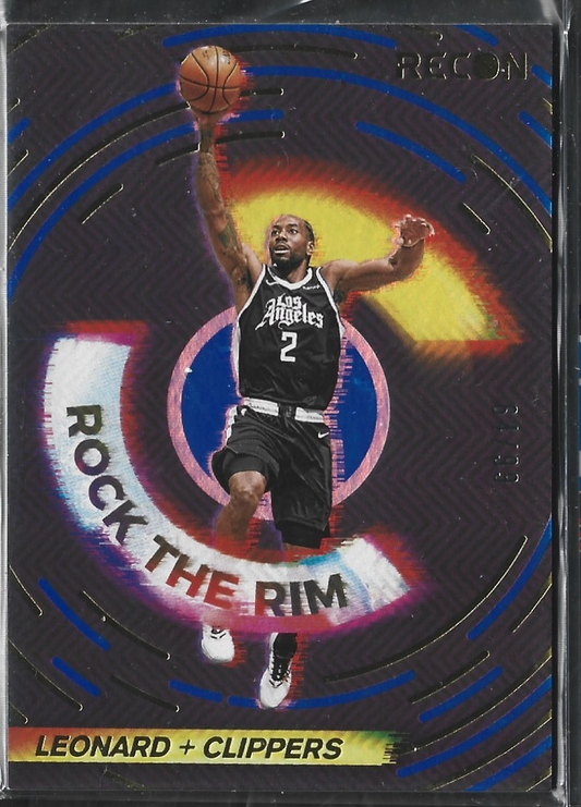 Kawhi Leonard Rock The Rim blue /99