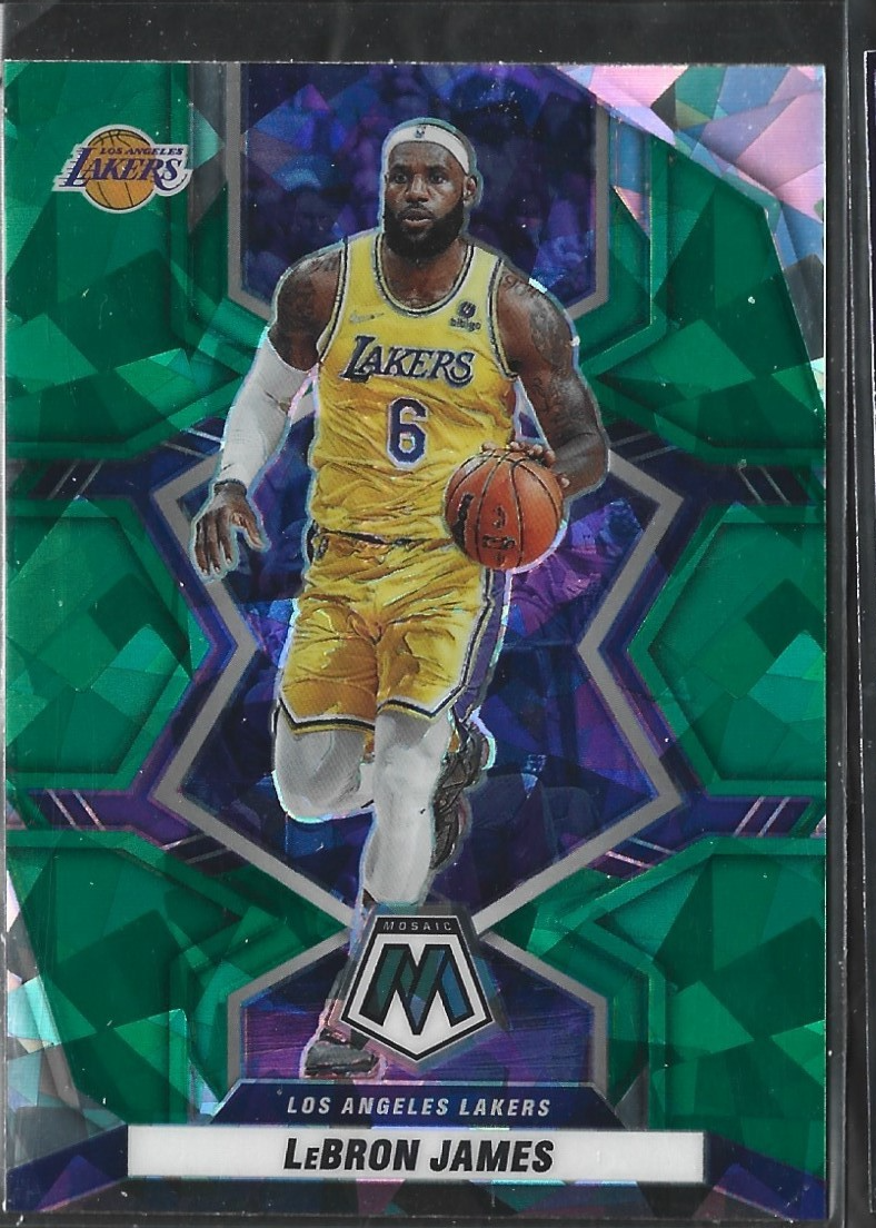 Lebron James Mosaic Green Cracked Ice