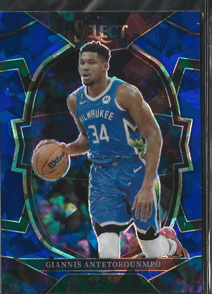 Giannis Antetokounmpo Concourse Blue Cracked Ice