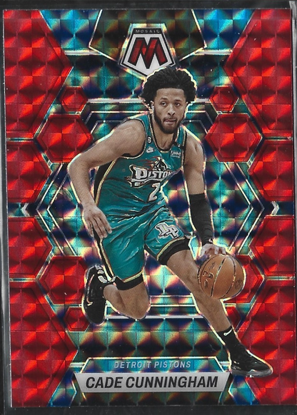 Cade Cunningham Mosaic Red