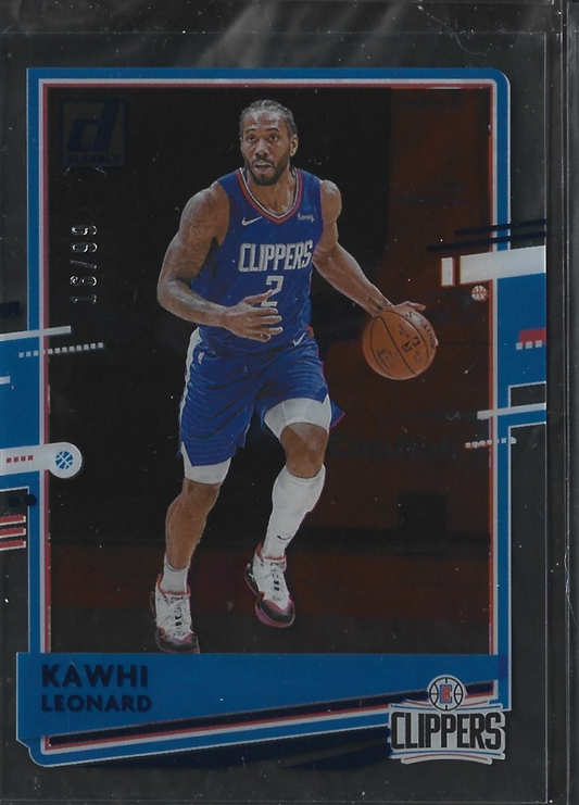 Kawhi Leonard Donruss Clearly Purple /99