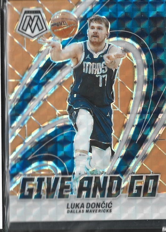 Luka Doncic Give and Go Orange Fluorescent /25