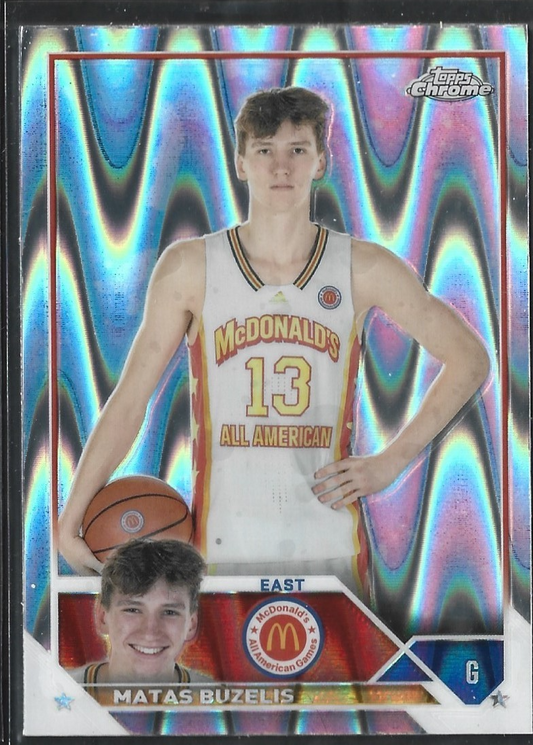 Matas Buzelis Topps Raywave Refractor