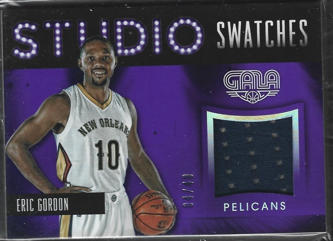 Eric Gordon Studio Swatches Game Used /40