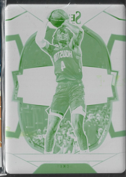 Jalen Green Select Yellow Plate 1/1