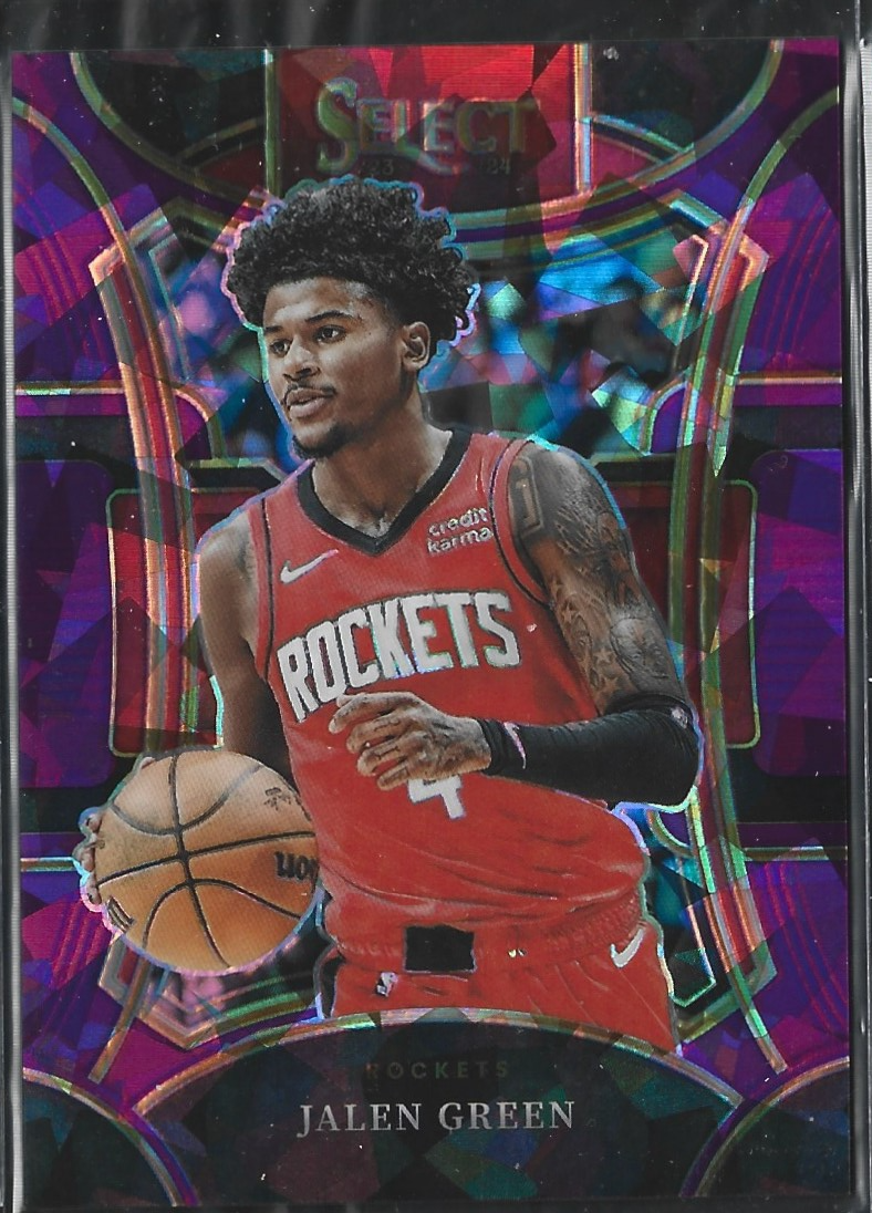 Jalen Green Mezzanine Purple Cracked Ice /99